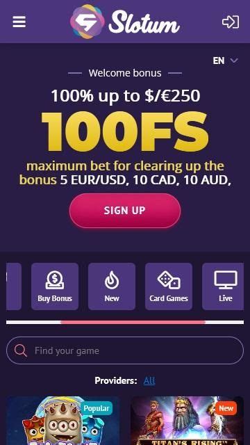 slotum casino bonus code